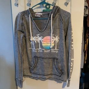 Women’s Ron Jon worn look hoodie. Size small